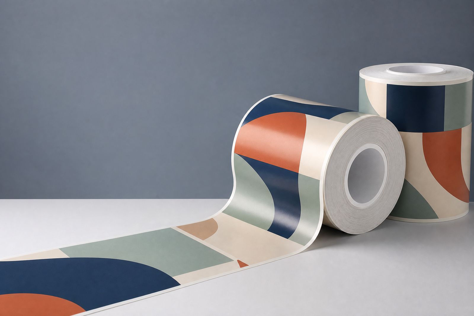 Custom printed rollstock film for automated filling lines